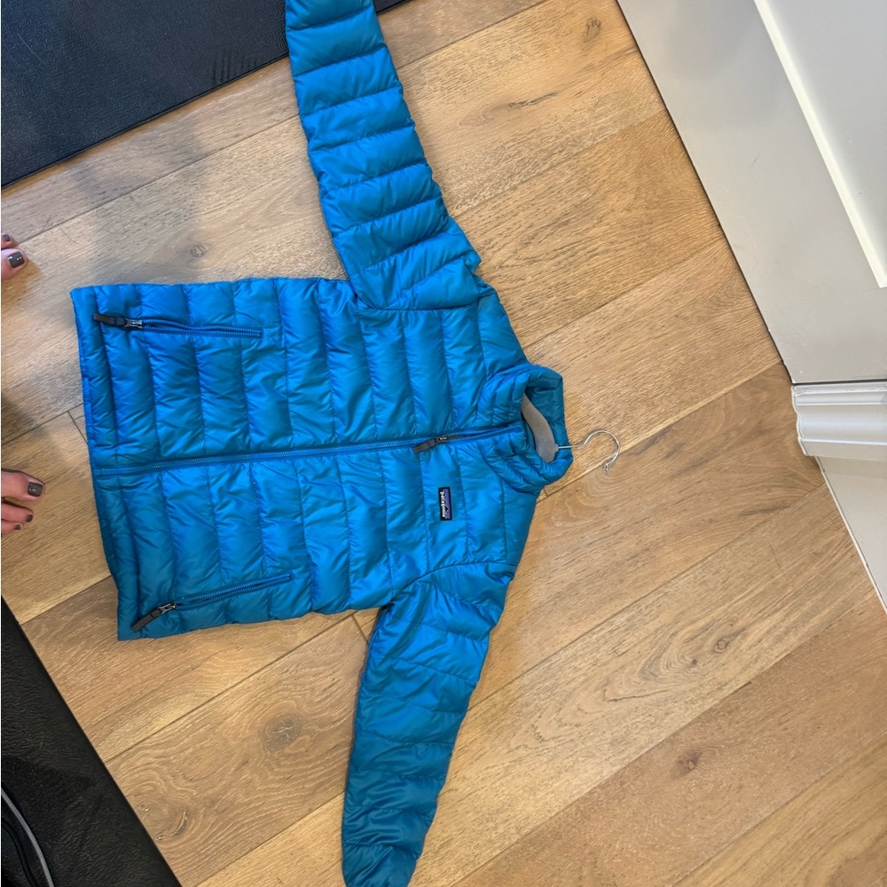 Patagonia Blue Puffer Jacket